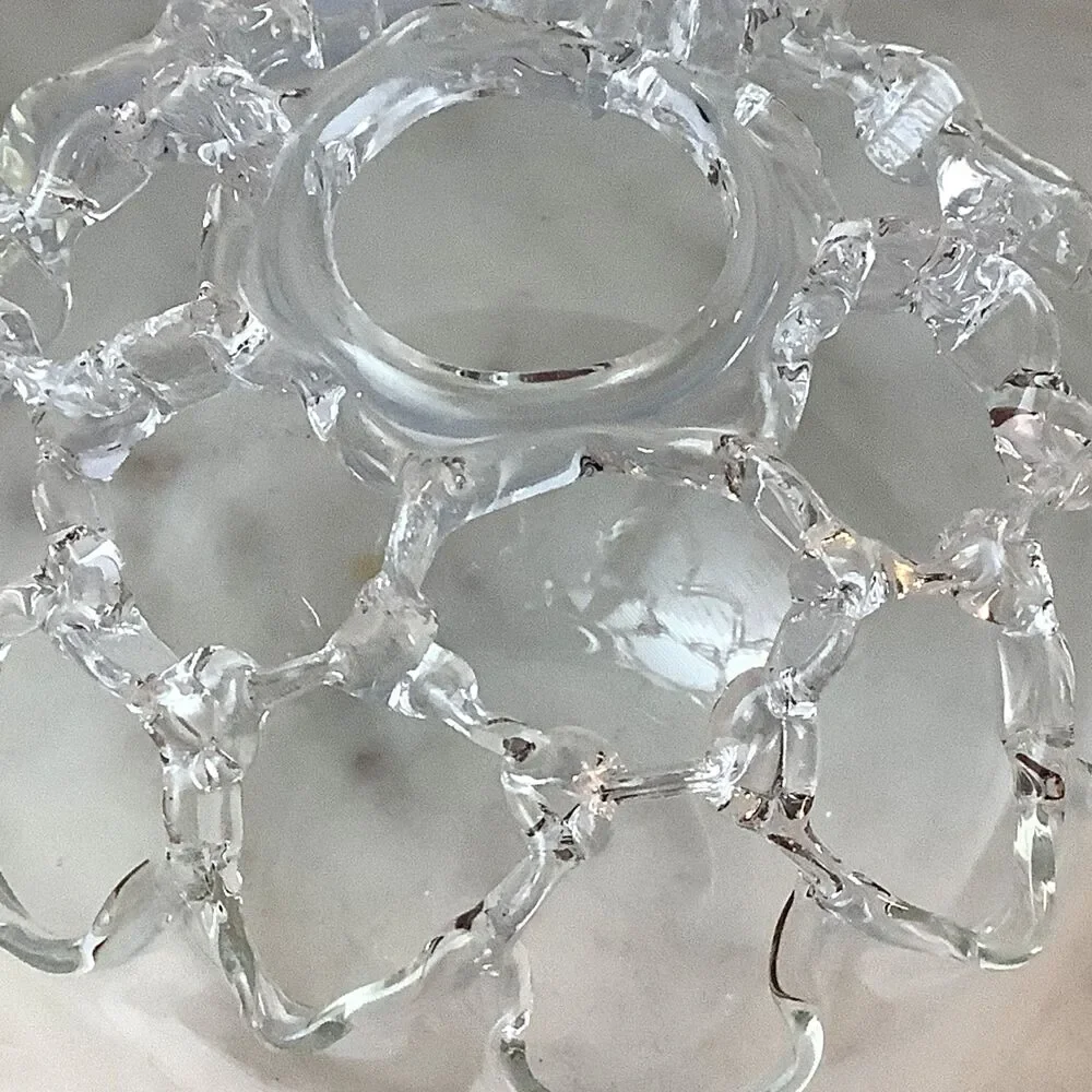 Soffieria Parise Bud Vase: Hand Blown Italian Glass Floral Arrangement